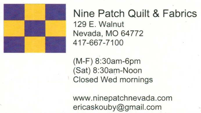 Nine Patch Quilt & Fabrics