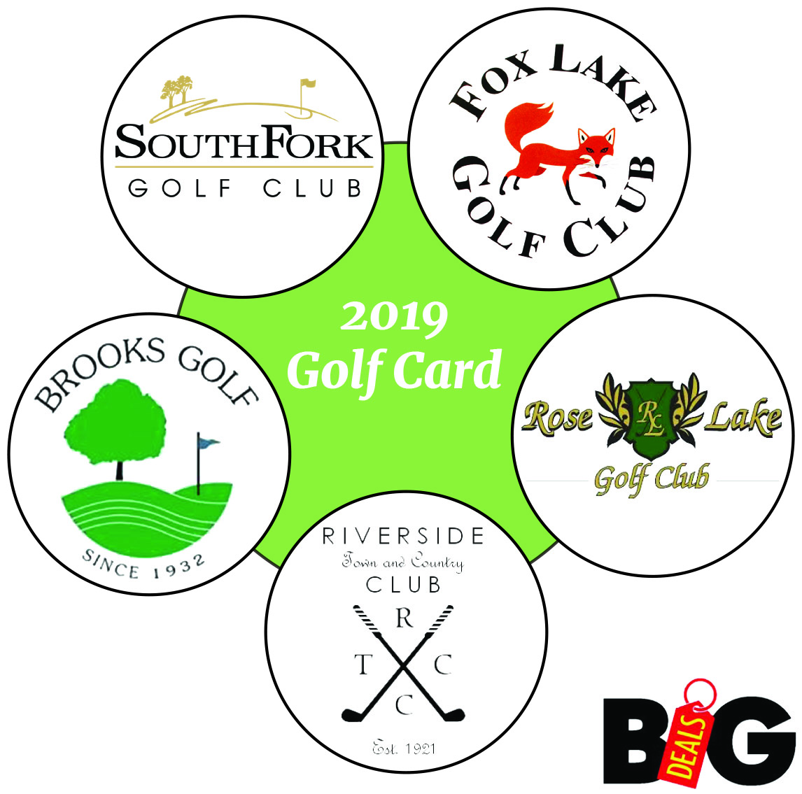 Big Deals Golf Card 171.00 Golf Card